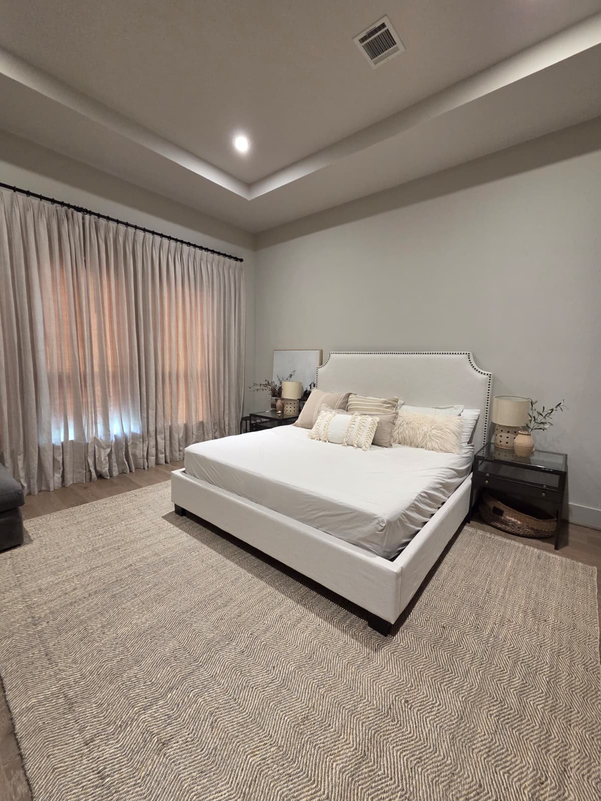 Organized bedroom after transformation
