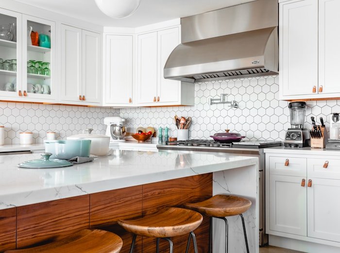 Clean bright kitchen after seasonal reset